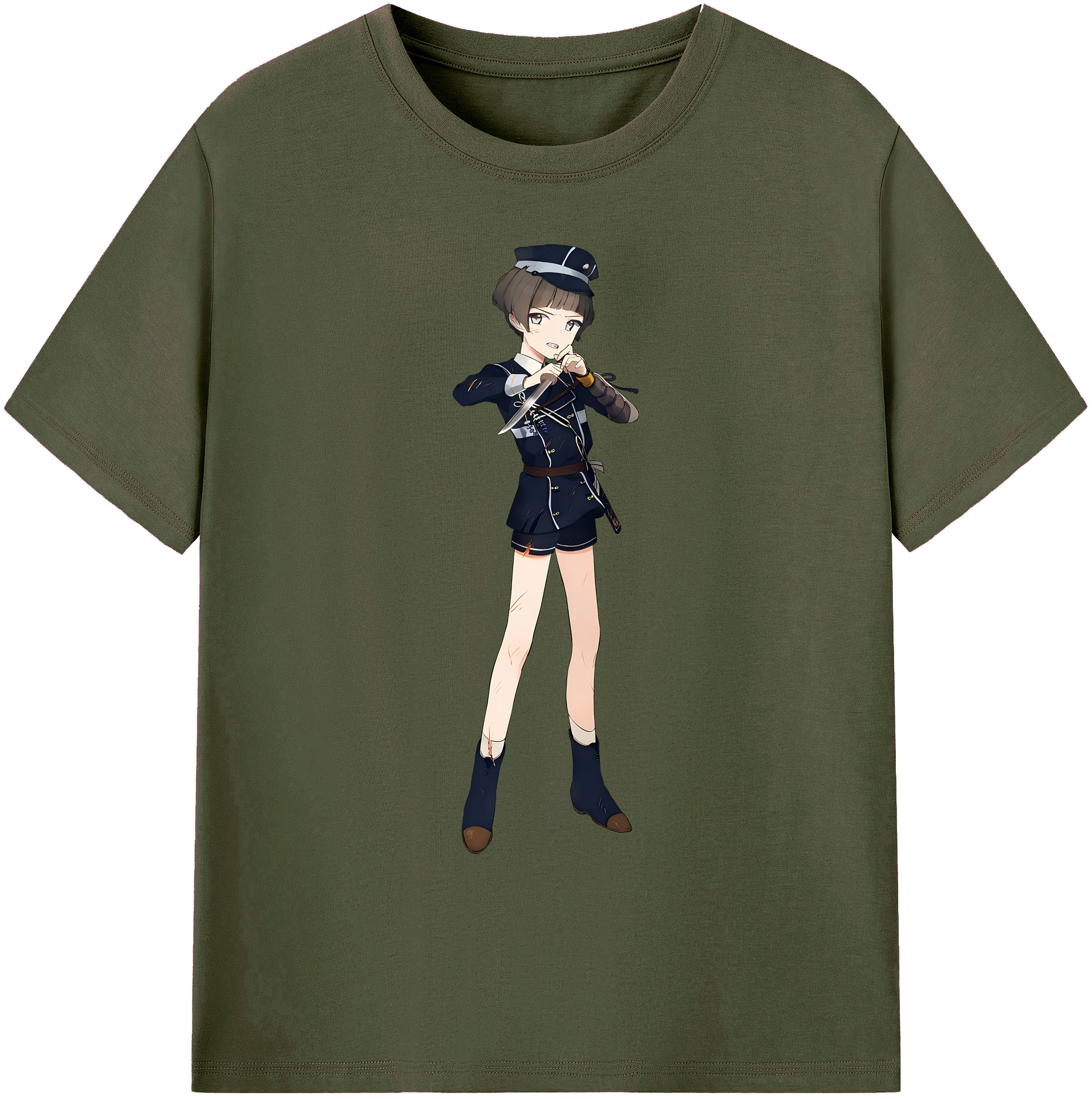 （画像用） 刀剣乱舞 Touken Ranbu 綿100％ メンズ半袖Tシャツ｜肌触りやわらか＆通気性